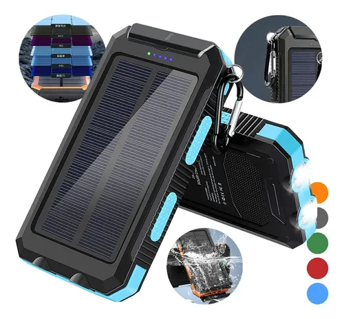 Power Bank Solare XITAIAN 20000 MAh Con Manovella, 3 Cavi, Bussola E Doppio Faro – Ricarica Rapida Per Laptop