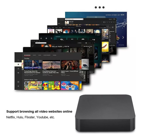Caja De Tv Inteligente, Wifi, Decodificador Hdmi Media