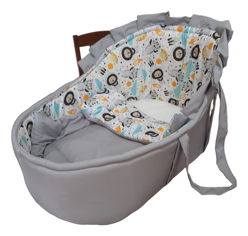 Moises De Viaje, Estampados, Los Mas Lindos Y Super Practico Estampado Gris