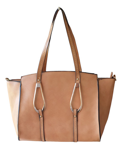 Cartera Grande Camel Camel Lisa Oro Camel (Usado)