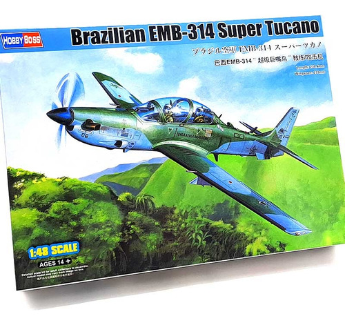 Kit Montar Brazilian Emb314 Super Tucano 1/48