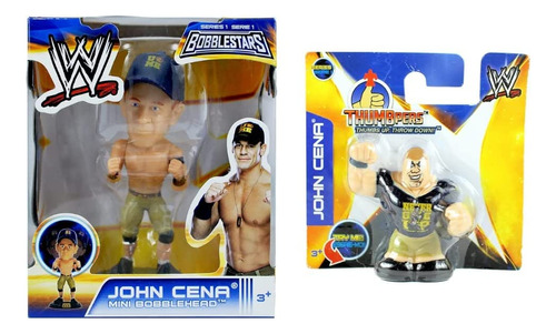 Juego De Figuras De Wwe Wrestling 2 Piezas - John Cena Mini