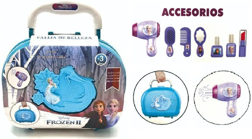 Juguete Nena Valija De Belleza Frozen Ax Toys Babymovil 9200