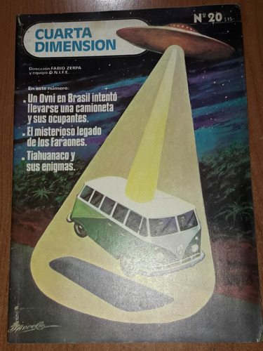 Revista Cuarta Dimension N°20   Mayo De 1975