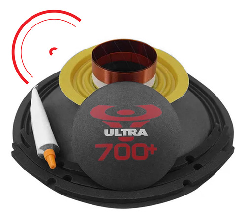 Kit Reparo Falante Ultravox Ultra 12 700+ 4 Ohms Original