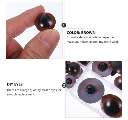 71 Pares De Ojos De Seguridad Con Arandelas Para Manualidade