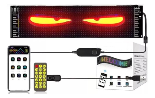 Lámpara De Ojos De Diablo Para Coches, Lámpara De Ojos Color