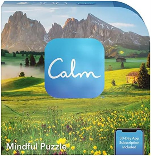 Spin Master Games 300-piece Calm Puzzle Para Relajación, Ali