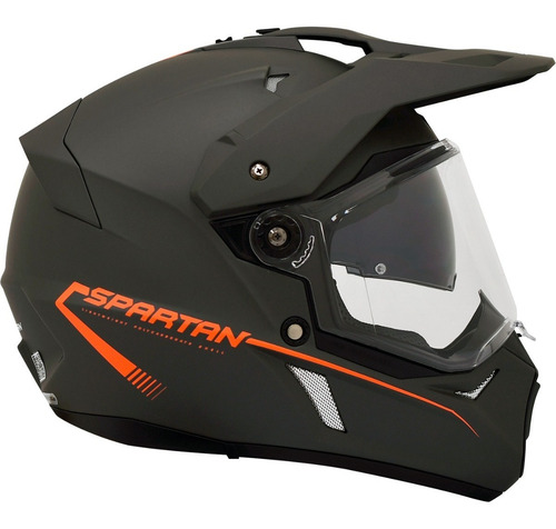 Imagen 5 de 7 de Casco Spartan Wolf Ds Solid