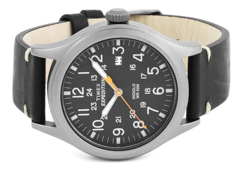 Timex | Reloj Hombre | Tw4b019009j | Original Correa Negro Bisel Plateado Fondo Negro