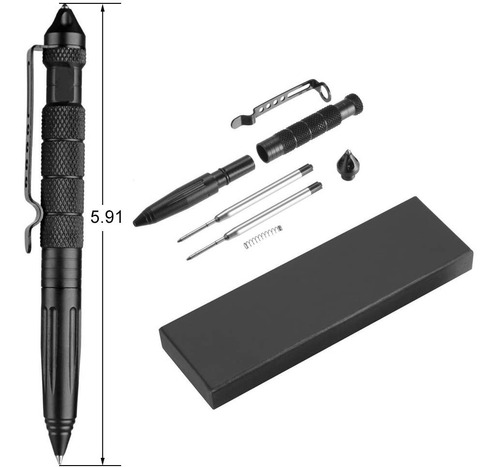 Kubotan Lapiz Tactico Defensa Personal + Repuestos