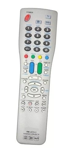 Control Universal Tv Lcd Led S-2485 Rm-l915+3