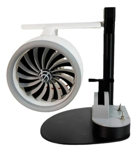 Ventilador Humidificador Sobremesa En Forma Turbina Con Luz