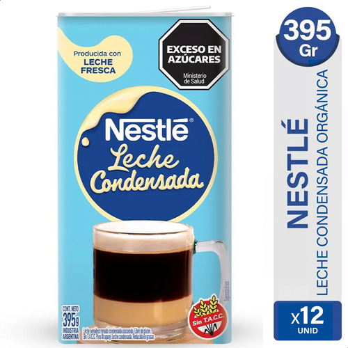 Leche Condensada Nestle Libre Gluten Sin Tacc - Pack X 12u