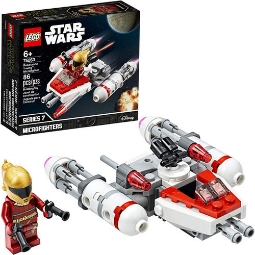 Lego Star Wars Y-wing De La Resistencia 75263 Microfighter