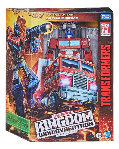 Transformers War For Cybertron Kingdom Leader Optimus Prime