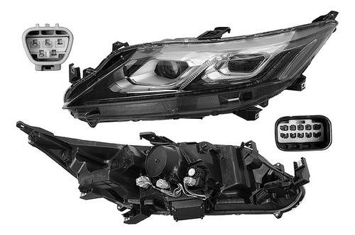 Faro Mt Eclipse Cross 2019 - 2021 Electrico C/motor Depo Izq