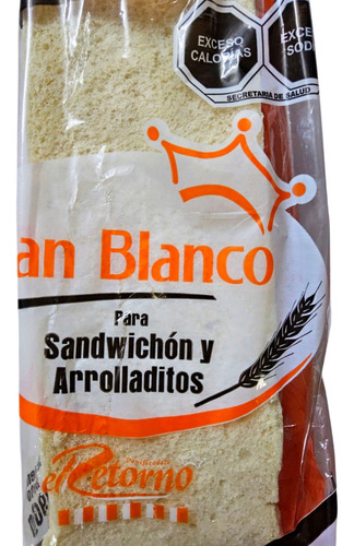 2 Bolsas Pan De Sandwichón Y Arrolladitos Yucateco 390 G C/u