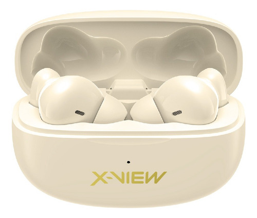 Auriculares Inalambricos In-ear Xpods4 Bluetooth X-view Color Crema