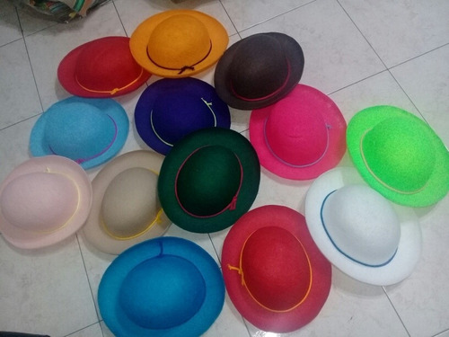 Sombrero Coya 10 Colores Paño Lency