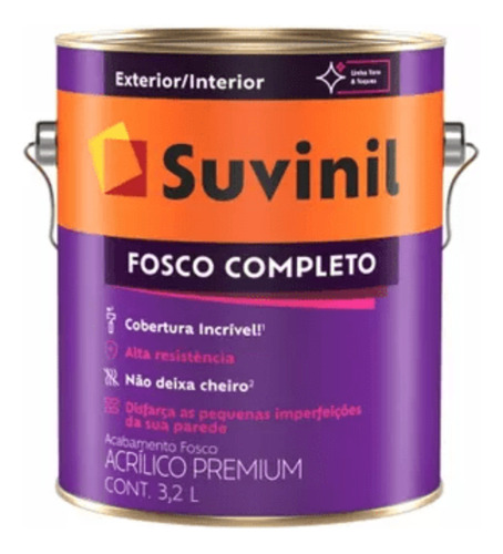 Tinta Acrílica Fosco Premium Areia Do Deserto 3,2l Suvinil