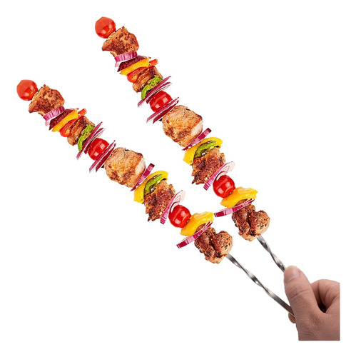12x Espetos De Espetinho Para Grelhar Espetos 14 Polegadas