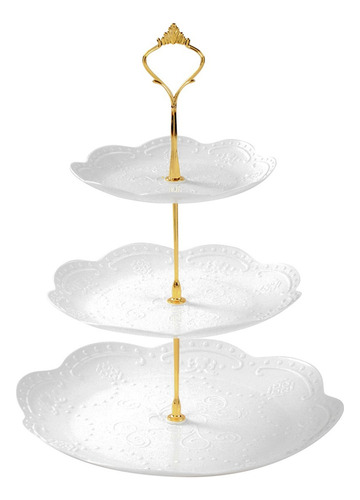 Exhibidor 3 Niveles Soporte Base Para Cupcakes Y Postres
