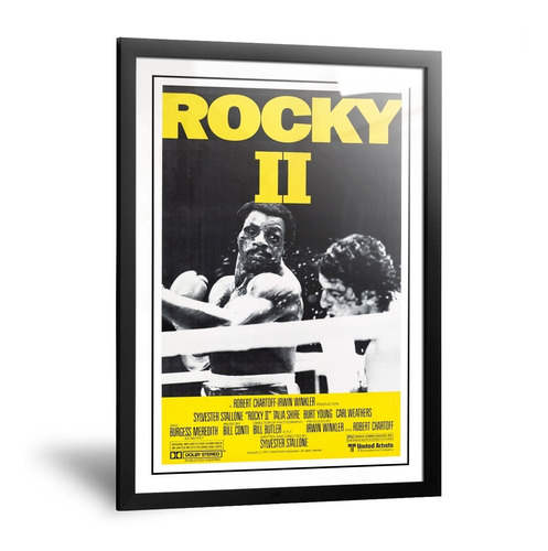 Cuadro Rocky Balboa Apollo Creed Afiche Película Cine 35x50