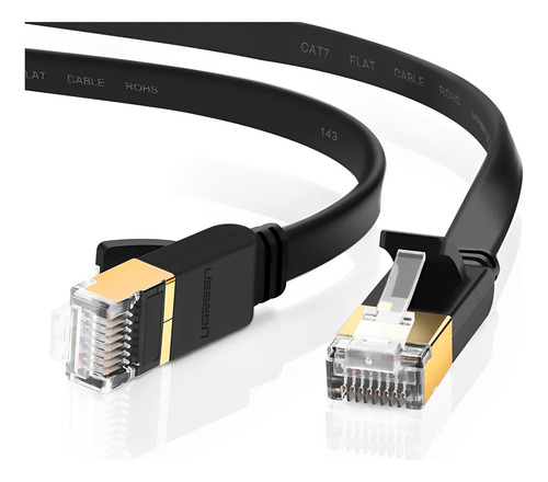 Kit 4 Ugreen Cabo Rede Cat 7 U/ftp Rj45 1000mbs Enthernet 5m