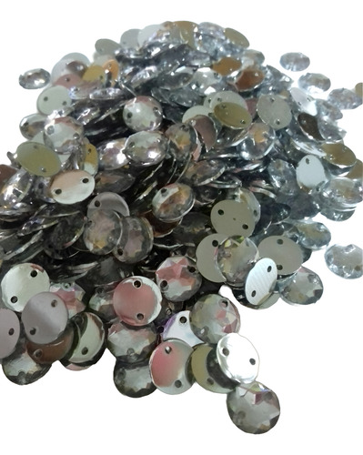 Strass Plateados 8 Mm X 300 Unid