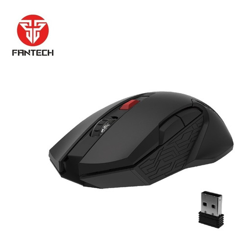 Mouse gamer de juego inalámbrico Fantech  W Series Raigor II WG10 negro