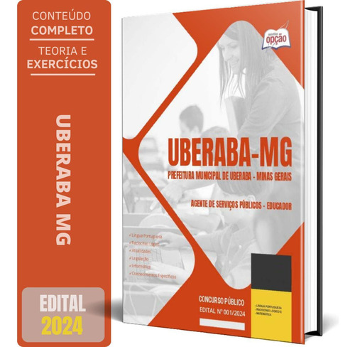 Apostila Prefeitura Uberaba Mg 2024 Agente Serviços Públicos