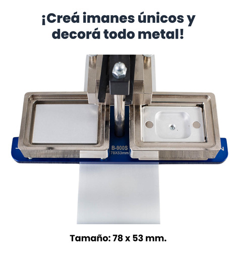 Kit Maquina Para Hacer Imanes Personalizados Rectangulares