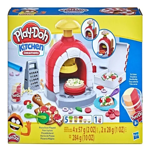 Plastilina Kitchen Creations Horno De Pizzas Play Doh 3+