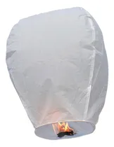 Comprar 20 Globos De Cantoya Blancos Biodegradable Boda Evento
