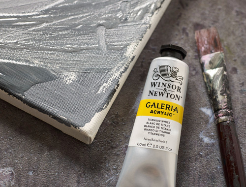 Pintura acrílica Winsor & Newton Galeria, 60 ml, color crema limón pálido