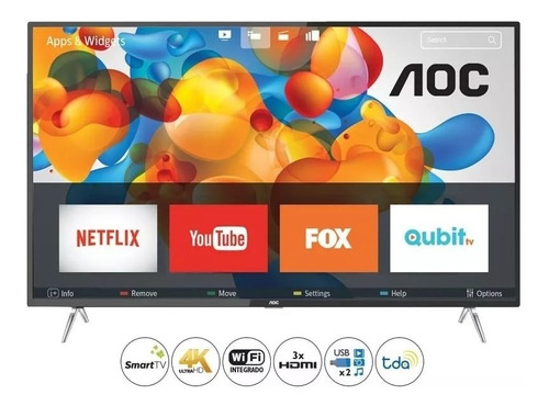 Smart Tv Aoc 50 4k Uhd 50u6295/77