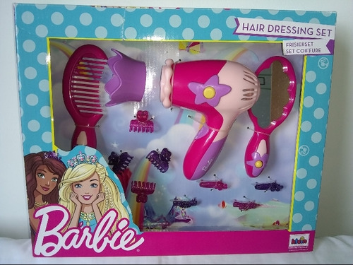 Juguete Secador Set Belleza De Barbie Peluqueria Para Niñas 