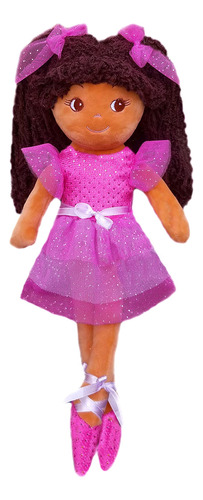 Girlzndollz 600576 Elana Multicolor Ballerina Doll, 14  , Pi