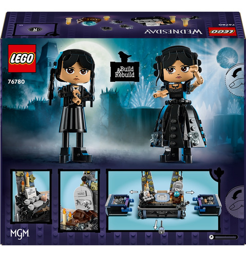 Lego - Figura De Merlina Addams - 702 Pcs - Cod 76780