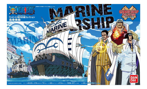One Piece Ship Collection Marine Warship Bandai F 13cm