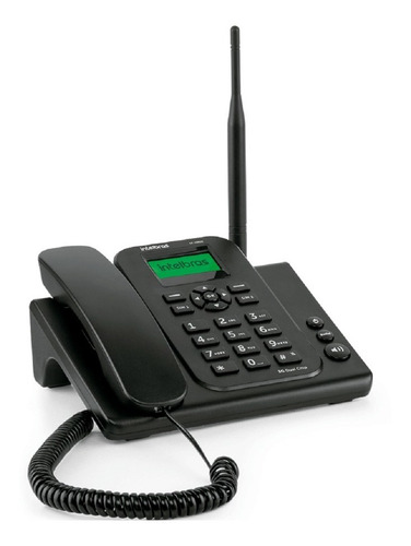 Imagem 3 de 4 de Telefone Celular Fixo Rural Intelbras Gsm 2/chips Cf4202n