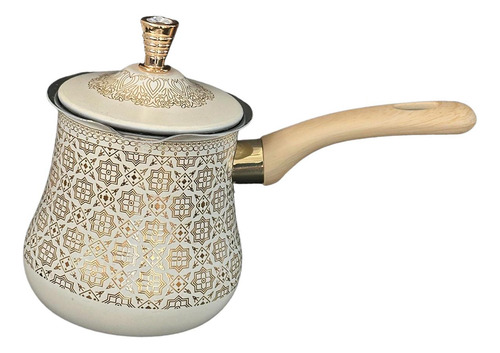 Cafetera Turca Olla Para Derretir Olla 550 Ml Patrón Dorado