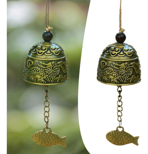 Colgante De Metal Con Forma De Campanilla De Viento Pequeña
