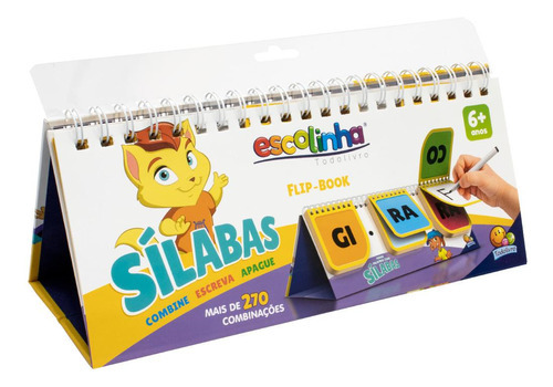 Escolinha Flip-book - Combinações Divertidas: Sílabas, De Todolivro. Editora Todolivro, Capa Mole Em Português
