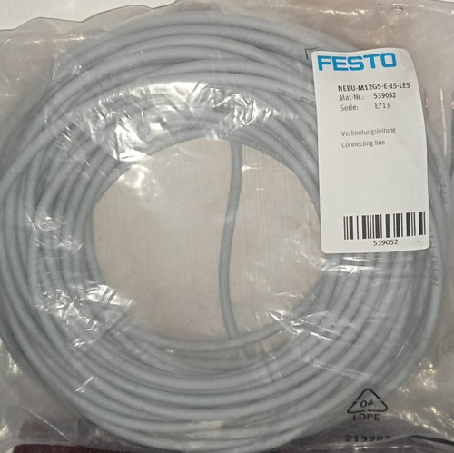 Cable De Conexión, Marca: Festo, Modelo:nebu-m12g5-e-15-le5 (Usado)