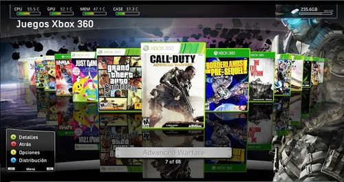 Disco Duro 320gb Para Xbox360 Rgh Agua