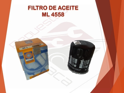 Filtro De Aceite Millard Ml4558