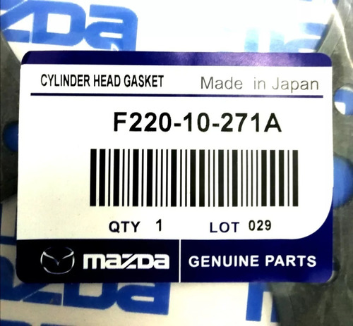 Empacadura Camara Mazda B2200 Bt50 2.2 4x4 4x2 Amianto Japan