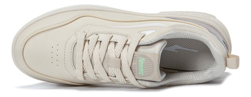 Zapatillas Erke Patineta Mujer Beige Estándar